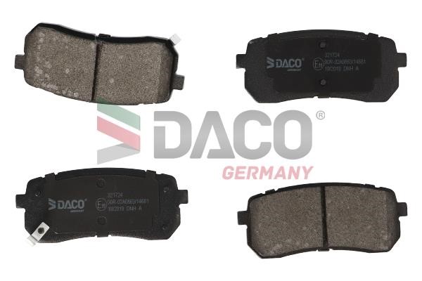 Daco 321724 Гальмівні колодки, комплект 321724: Купити в Україні - Добра ціна на EXIST.UA!