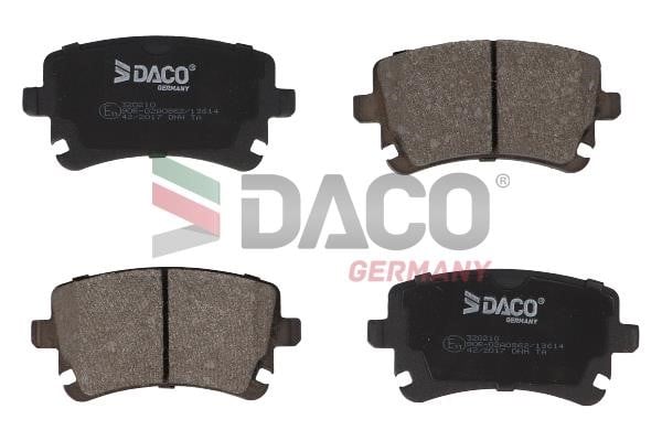 Daco 320210 Гальмівні колодки, комплект 320210: Купити в Україні - Добра ціна на EXIST.UA!