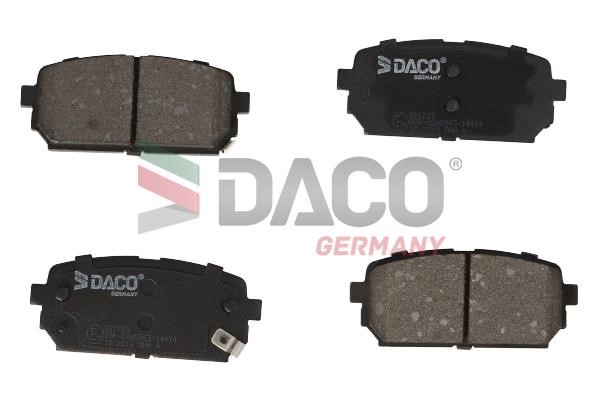 Daco 321723 Гальмівні колодки, комплект 321723: Купити в Україні - Добра ціна на EXIST.UA!