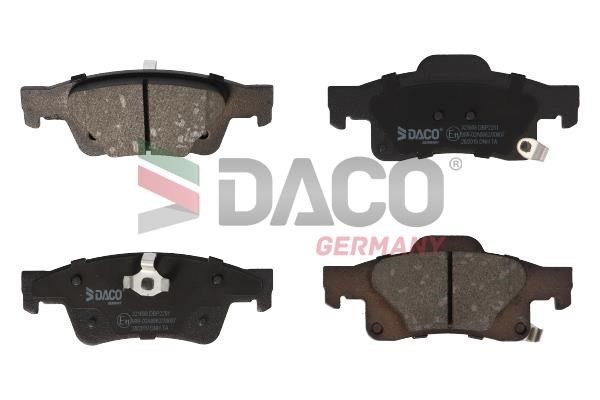 Daco 321608 Гальмівні колодки, комплект 321608: Купити в Україні - Добра ціна на EXIST.UA!