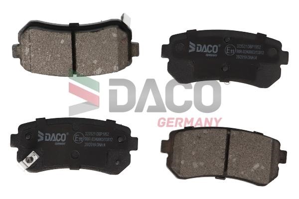 Daco 323521 Гальмівні колодки, комплект 323521: Купити в Україні - Добра ціна на EXIST.UA!