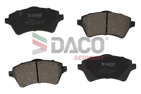 Daco 322012 Гальмівні колодки, комплект 322012: Купити в Україні - Добра ціна на EXIST.UA!