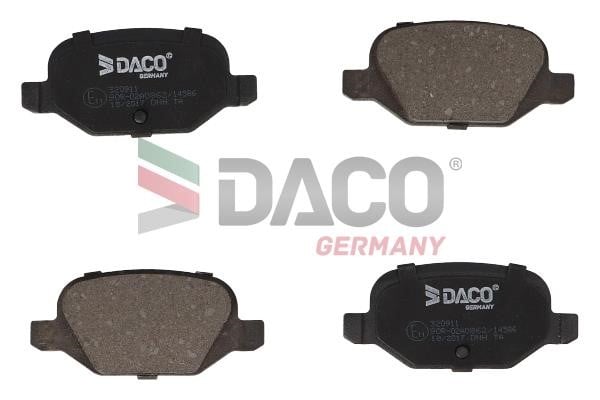 Daco 320911 Гальмівні колодки, комплект 320911: Купити в Україні - Добра ціна на EXIST.UA!