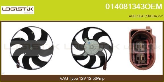LGK 014081343OEM Вентилятор радіатора охолодження 014081343OEM: Купити в Україні - Добра ціна на EXIST.UA!