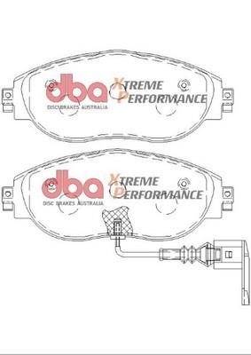 DBA DB8849XP Гальмівні колодки, комплект DB8849XP: Купити в Україні - Добра ціна на EXIST.UA!