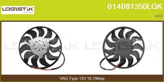 LGK 014081350LGK Вентилятор радіатора охолодження 014081350LGK: Купити в Україні - Добра ціна на EXIST.UA!