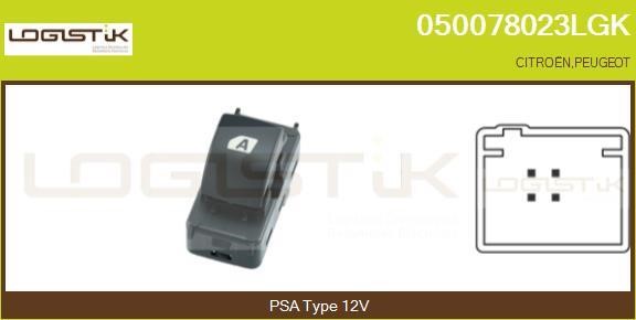 LGK 050078023LGK Кнопка склопідіймача 050078023LGK: Купити в Україні - Добра ціна на EXIST.UA!