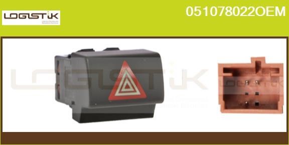 LGK 051078022OEM Кнопка аварійної сигналізації 051078022OEM: Купити в Україні - Добра ціна на EXIST.UA!