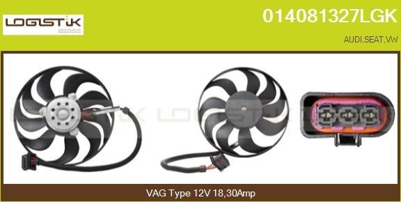 LGK 014081327LGK Вентилятор радіатора охолодження 014081327LGK: Купити в Україні - Добра ціна на EXIST.UA!