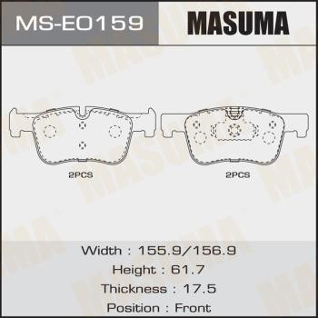 Masuma MS-E0159 Колодки гальмівні барабанні, комплект MSE0159: Купити в Україні - Добра ціна на EXIST.UA!