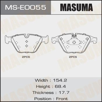 Masuma MS-E0055 Колодки гальмівні барабанні, комплект MSE0055: Купити в Україні - Добра ціна на EXIST.UA!