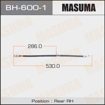 Masuma BH-600-1 Гальмівний шланг BH6001: Купити в Україні - Добра ціна на EXIST.UA!