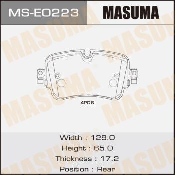 Masuma MS-E0223 Колодки гальмівні барабанні, комплект MSE0223: Купити в Україні - Добра ціна на EXIST.UA!