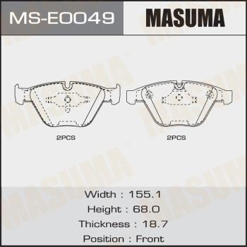 Masuma MS-E0049 Колодки гальмівні барабанні, комплект MSE0049: Приваблива ціна - Купити в Україні на EXIST.UA!