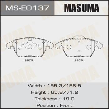 Masuma MS-E0137 Колодки гальмівні барабанні, комплект MSE0137: Купити в Україні - Добра ціна на EXIST.UA!
