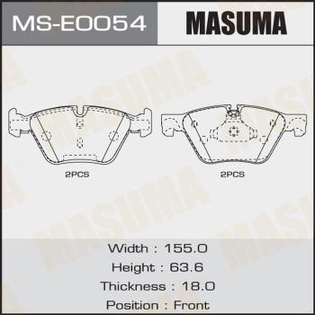 Masuma MS-E0054 Колодки гальмівні барабанні, комплект MSE0054: Купити в Україні - Добра ціна на EXIST.UA!