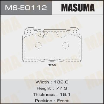 Masuma MS-E0112 Колодки гальмівні барабанні, комплект MSE0112: Купити в Україні - Добра ціна на EXIST.UA!