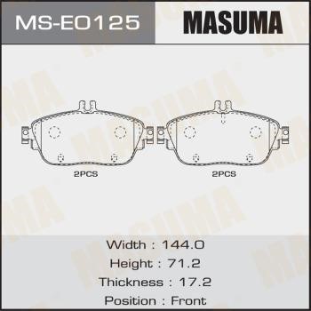 Masuma MS-E0125 Колодки гальмівні барабанні, комплект MSE0125: Приваблива ціна - Купити в Україні на EXIST.UA!