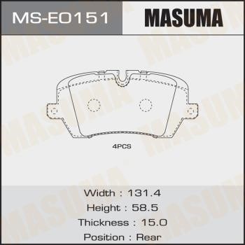 Masuma MS-E0151 Колодки гальмівні барабанні, комплект MSE0151: Купити в Україні - Добра ціна на EXIST.UA!