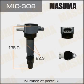 Masuma MIC-308 Котушка запалювання MIC308: Приваблива ціна - Купити в Україні на EXIST.UA!