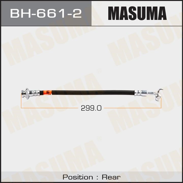 Masuma BH-661-2 Гальмівний шланг BH6612: Купити в Україні - Добра ціна на EXIST.UA!