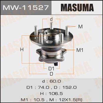 Masuma MW-11527 Маточина колеса MW11527: Купити в Україні - Добра ціна на EXIST.UA!