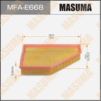 Masuma MFA-E668 Повітряний фільтр MFAE668: Купити в Україні - Добра ціна на EXIST.UA!