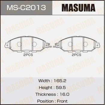 Masuma MS-C2013 Колодки гальмівні барабанні, комплект MSC2013: Купити в Україні - Добра ціна на EXIST.UA!