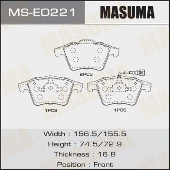 Masuma MS-E0221 Колодки гальмівні барабанні, комплект MSE0221: Приваблива ціна - Купити в Україні на EXIST.UA!