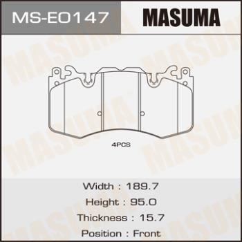 Masuma MS-E0147 Колодки гальмівні барабанні, комплект MSE0147: Купити в Україні - Добра ціна на EXIST.UA!