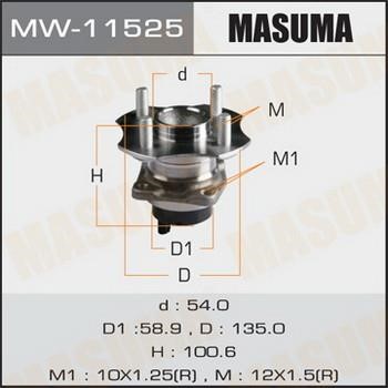 Masuma MW-11525 Маточина колеса MW11525: Купити в Україні - Добра ціна на EXIST.UA!