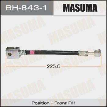 Masuma BH-643-1 Гальмівний шланг BH6431: Купити в Україні - Добра ціна на EXIST.UA!