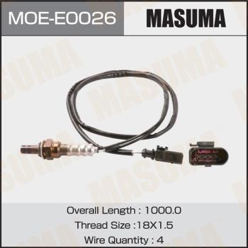 Masuma MOE-E0026 Датчик кисневий / Лямбда-зонд MOEE0026: Купити в Україні - Добра ціна на EXIST.UA!