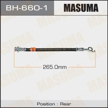 Masuma BH-660-1 Шланг гальмівний задній BH6601: Купити в Україні - Добра ціна на EXIST.UA!