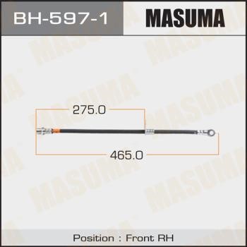 Masuma BH-597-1 Гальмівний шланг BH5971: Приваблива ціна - Купити в Україні на EXIST.UA!