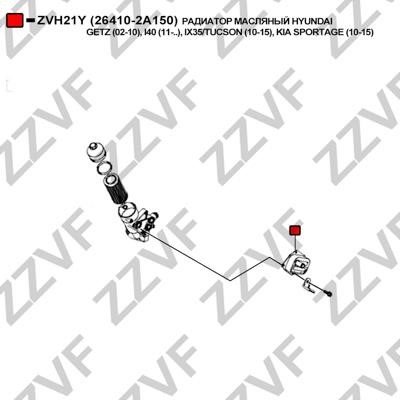 Охолоджувач оливи, моторна олива ZZVF ZVH21Y