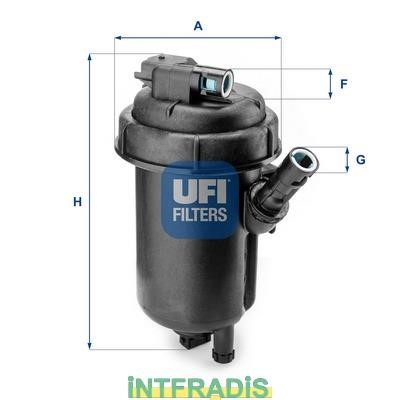 Intfradis 101056 Корпус, паливний фільтр 101056: Купити в Україні - Добра ціна на EXIST.UA!