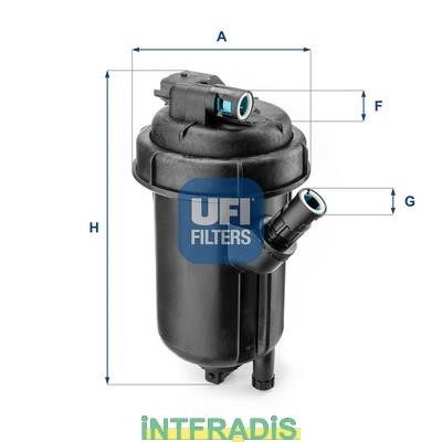 Intfradis 101054 Корпус, паливний фільтр 101054: Купити в Україні - Добра ціна на EXIST.UA!