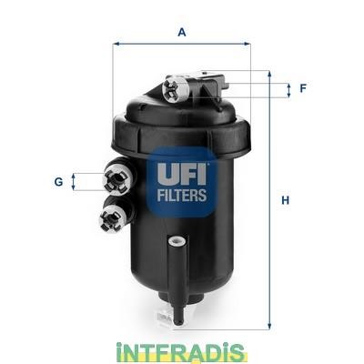 Intfradis 101091 Корпус, паливний фільтр 101091: Купити в Україні - Добра ціна на EXIST.UA!