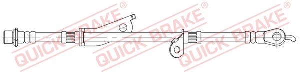 Quick brake 58.879 Гальмівний шланг 58879: Купити в Україні - Добра ціна на EXIST.UA!