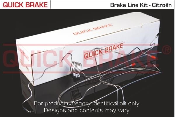 Quick brake CI 060 Трубки гальмівної системи, комплект CI060: Купити в Україні - Добра ціна на EXIST.UA!