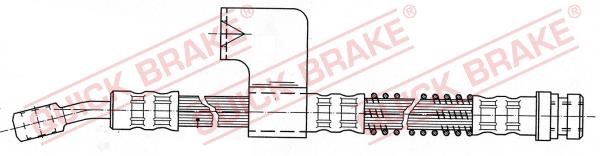 Quick brake 58.958 Гальмівний шланг 58958: Купити в Україні - Добра ціна на EXIST.UA!