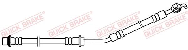 Quick brake 58.870 Гальмівний шланг 58870: Купити в Україні - Добра ціна на EXIST.UA!
