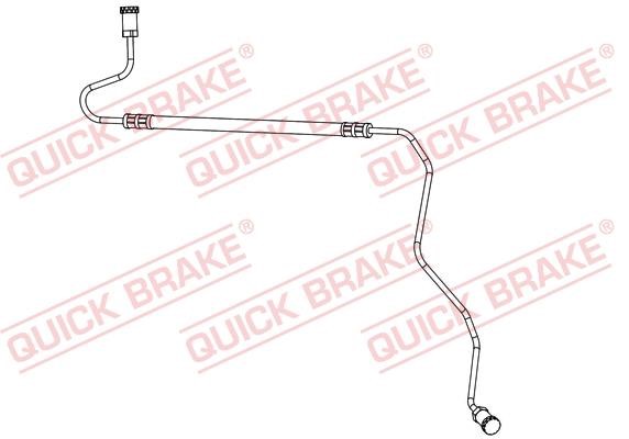Quick brake 96.017 Гальмівний шланг 96017: Купити в Україні - Добра ціна на EXIST.UA!