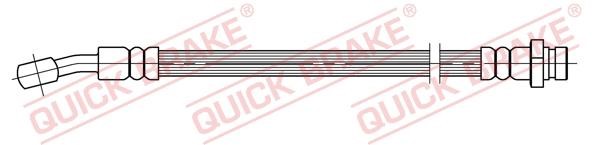 Quick brake 50.074 Гальмівний шланг 50074: Купити в Україні - Добра ціна на EXIST.UA!