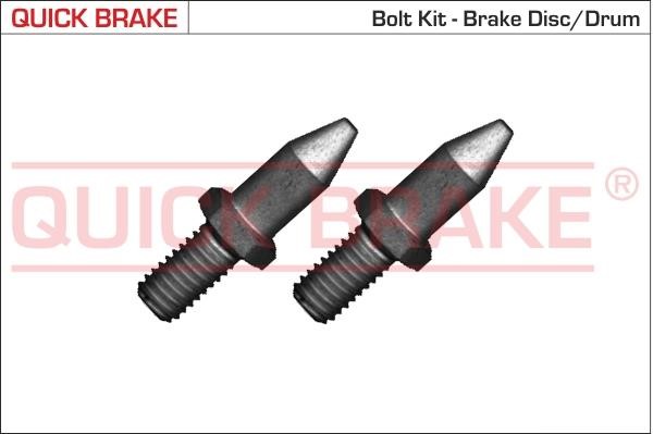 Quick brake 11674K Гвинт, гальмівний диск 11674K: Купити в Україні - Добра ціна на EXIST.UA!