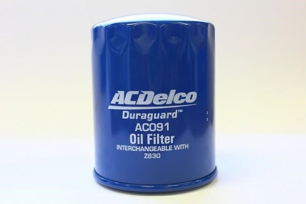 AC Delco AC091 Фільтр масляний AC091: Купити в Україні - Добра ціна на EXIST.UA!
