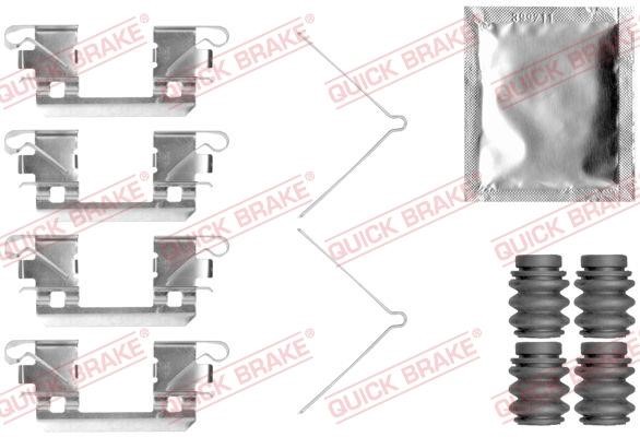 Quick brake 109-0113 Комплект монтажний гальмівних колодок 1090113: Купити в Україні - Добра ціна на EXIST.UA!