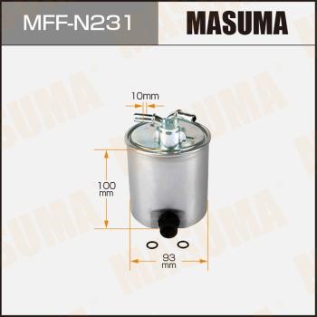 Masuma MFF-N231 Фільтр палива MFFN231: Купити в Україні - Добра ціна на EXIST.UA!
