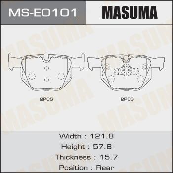 Masuma MS-E0101 Колодки гальмівні барабанні, комплект MSE0101: Купити в Україні - Добра ціна на EXIST.UA!